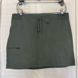 Eddie Bauer Olive Green Drawstring Skort